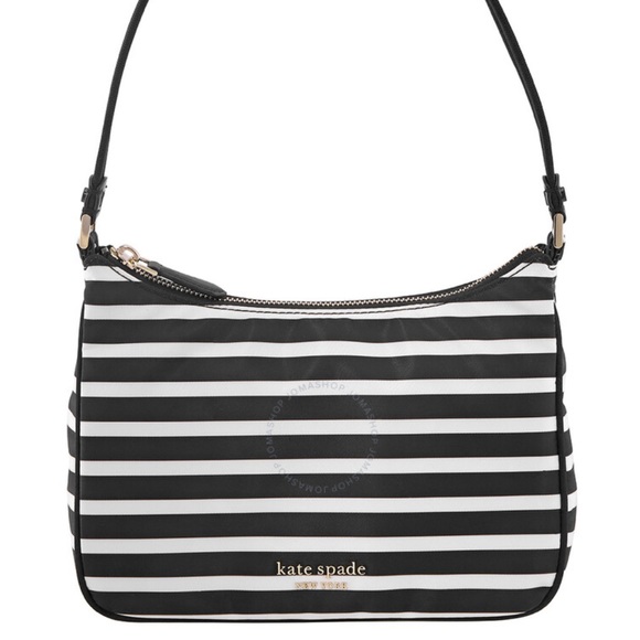 KATE SPADE
The Little Better Sam Stripe Small Shoulder Bag in BlackClotted Cream - Picture 4 of 16